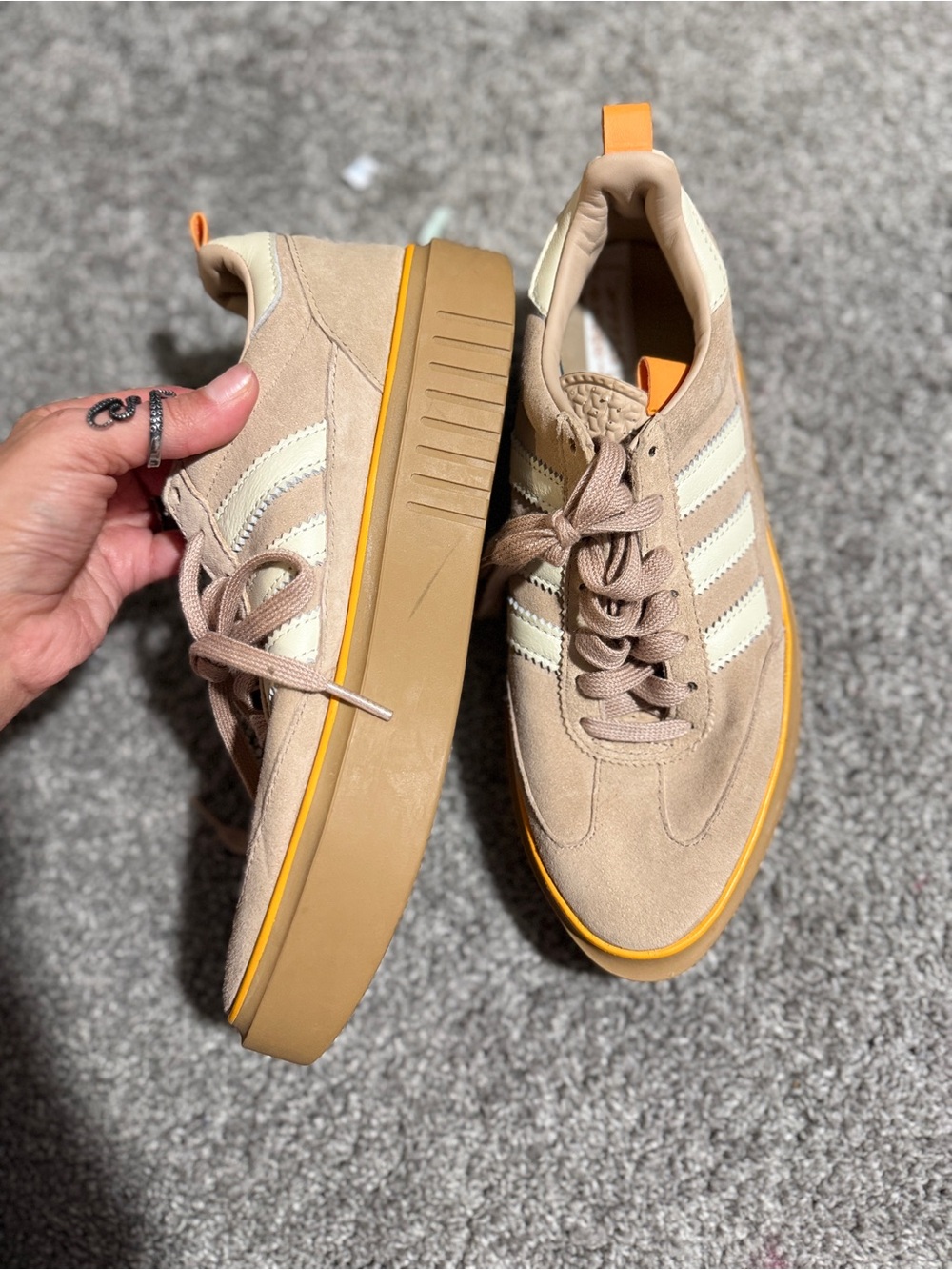 Adidas Super Sleek Ash Pearl Size 8 - Picture 2 of 7